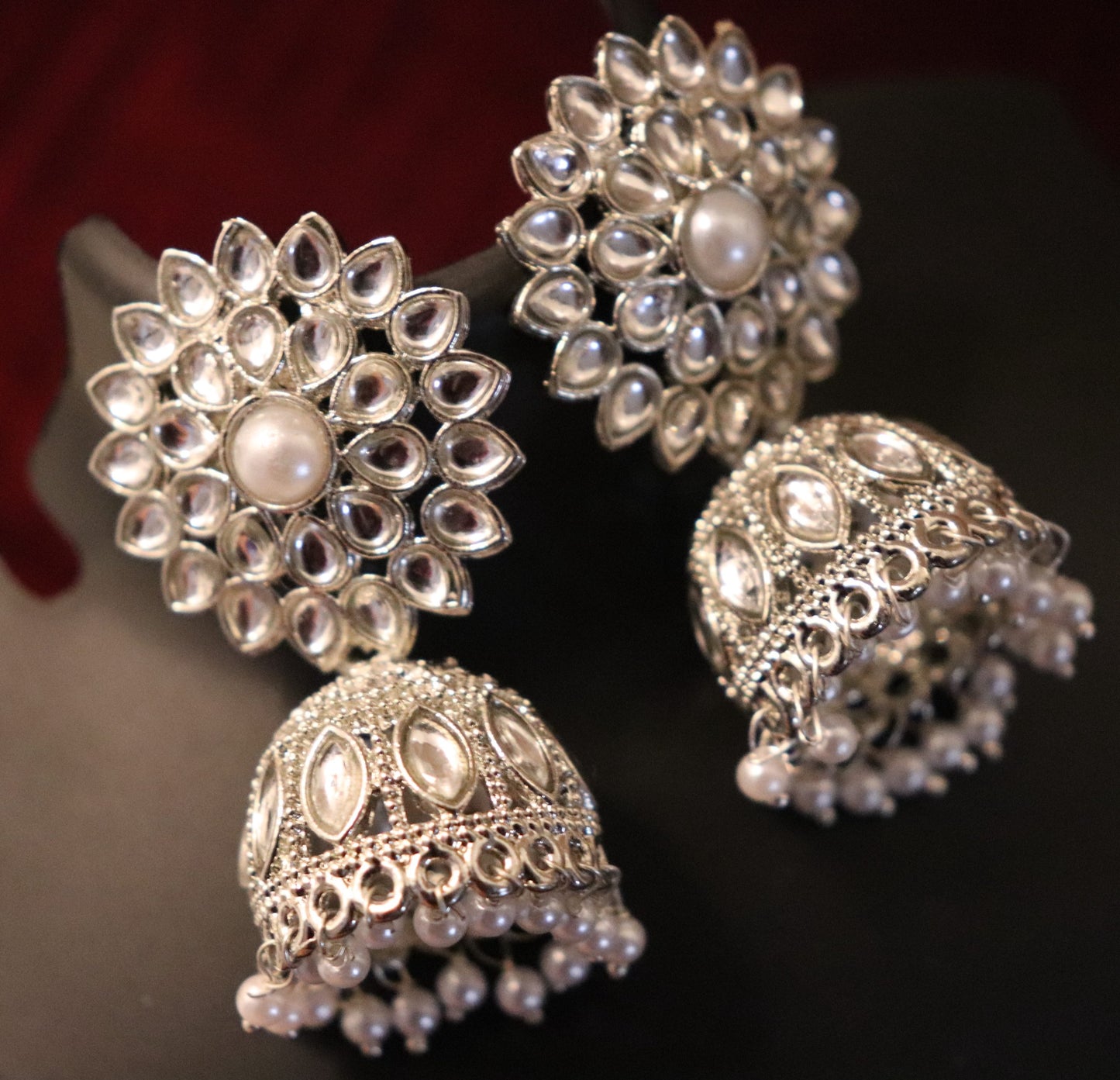 Oyashi Kundan Jhumka