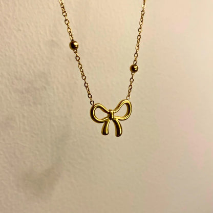 18K gold plated chain necklace