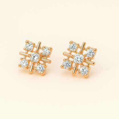 AD studs with crystals