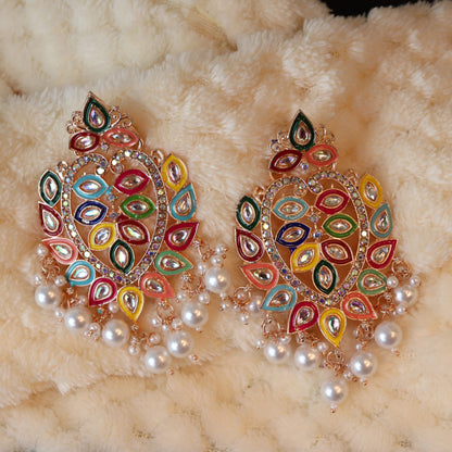 Rainbow chandali Earrings