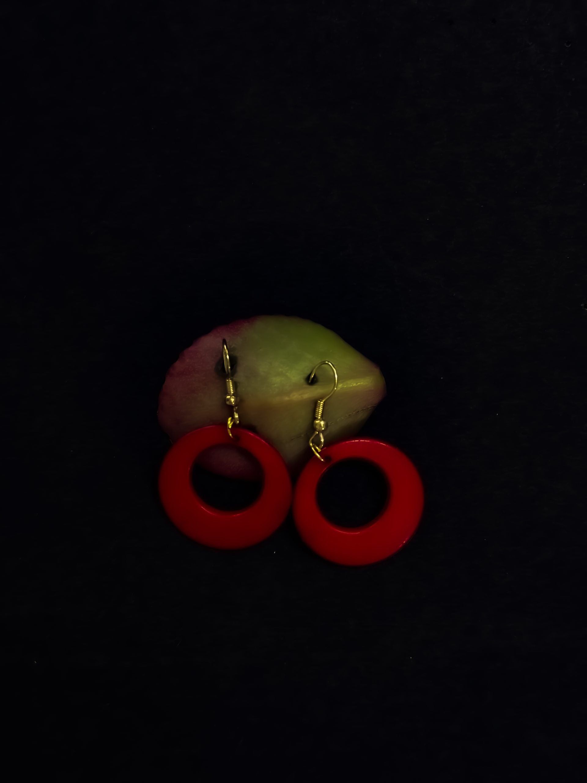 Red hoop Earrings for Women
