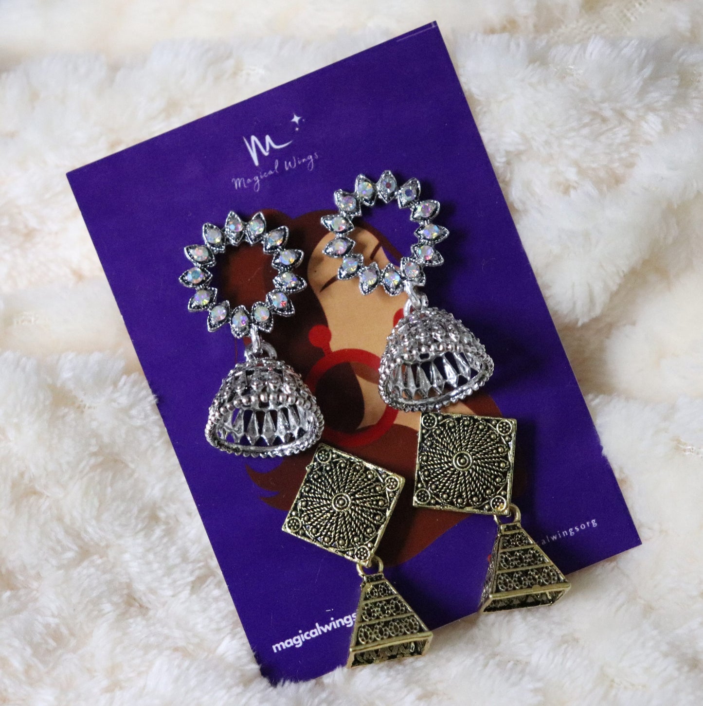 Combo Star Box Earrings