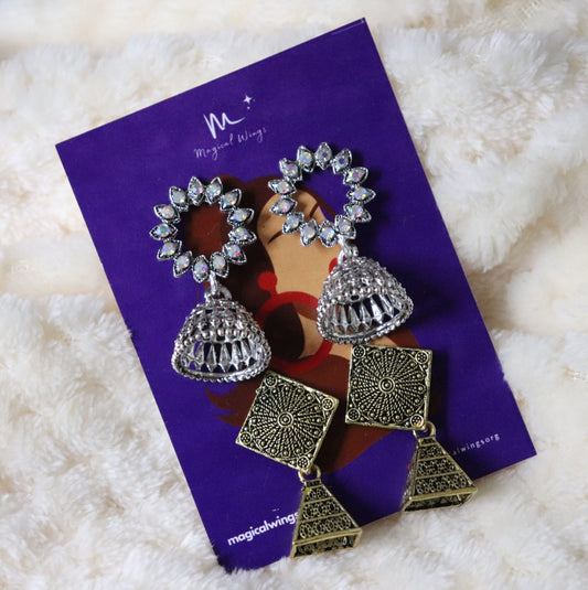 Combo Star Box Earrings