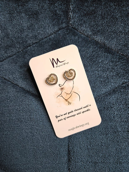 Heart Studs