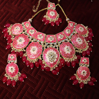 Berry Fushion Meenakari Set