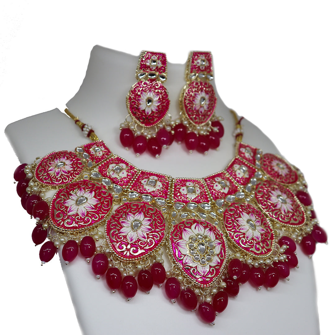 Berry Fushion Meenakari Set