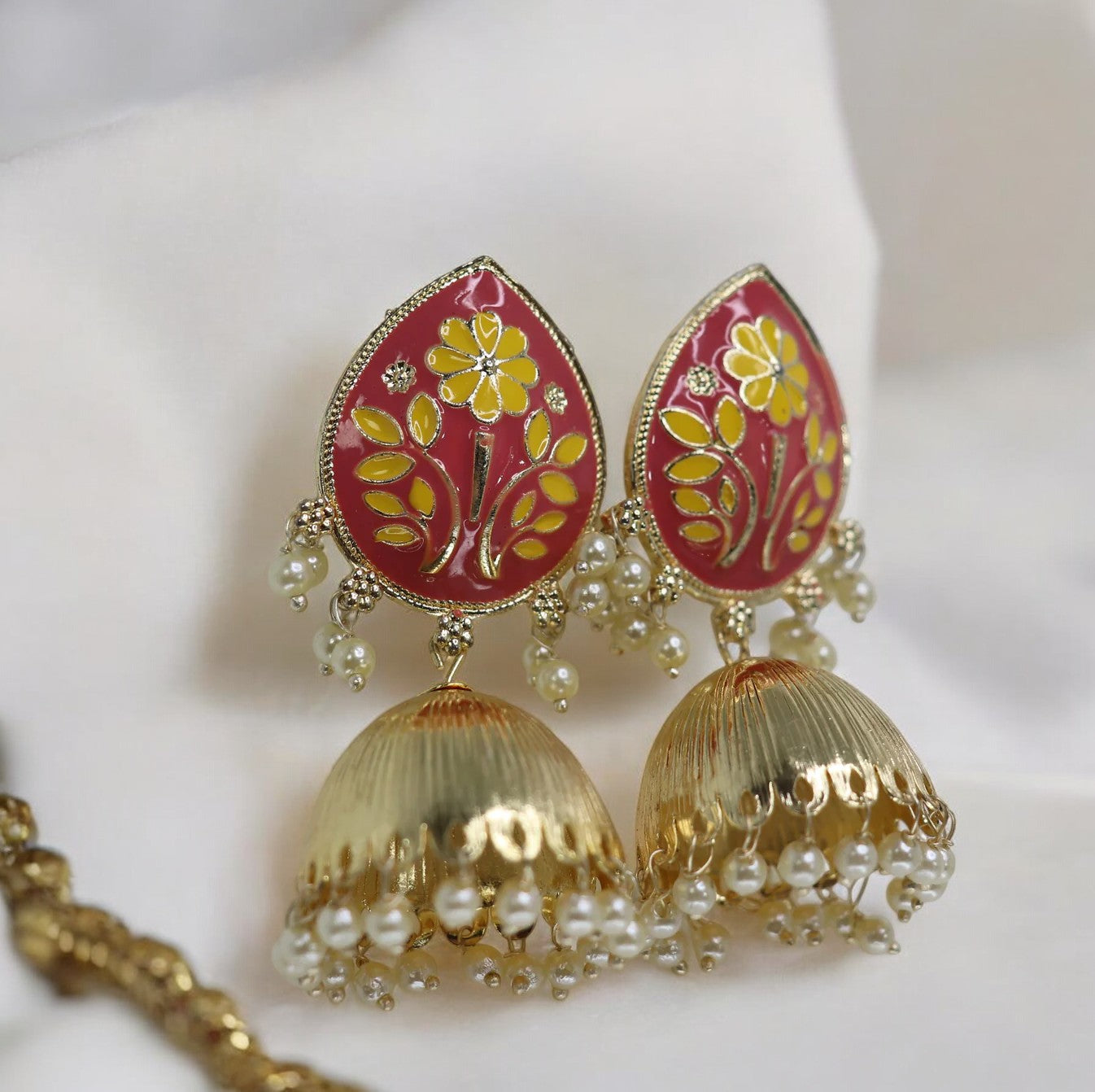 Blush Bahubali Jhumka