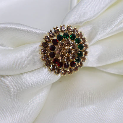 Red-green Ethnic Earrings for Women