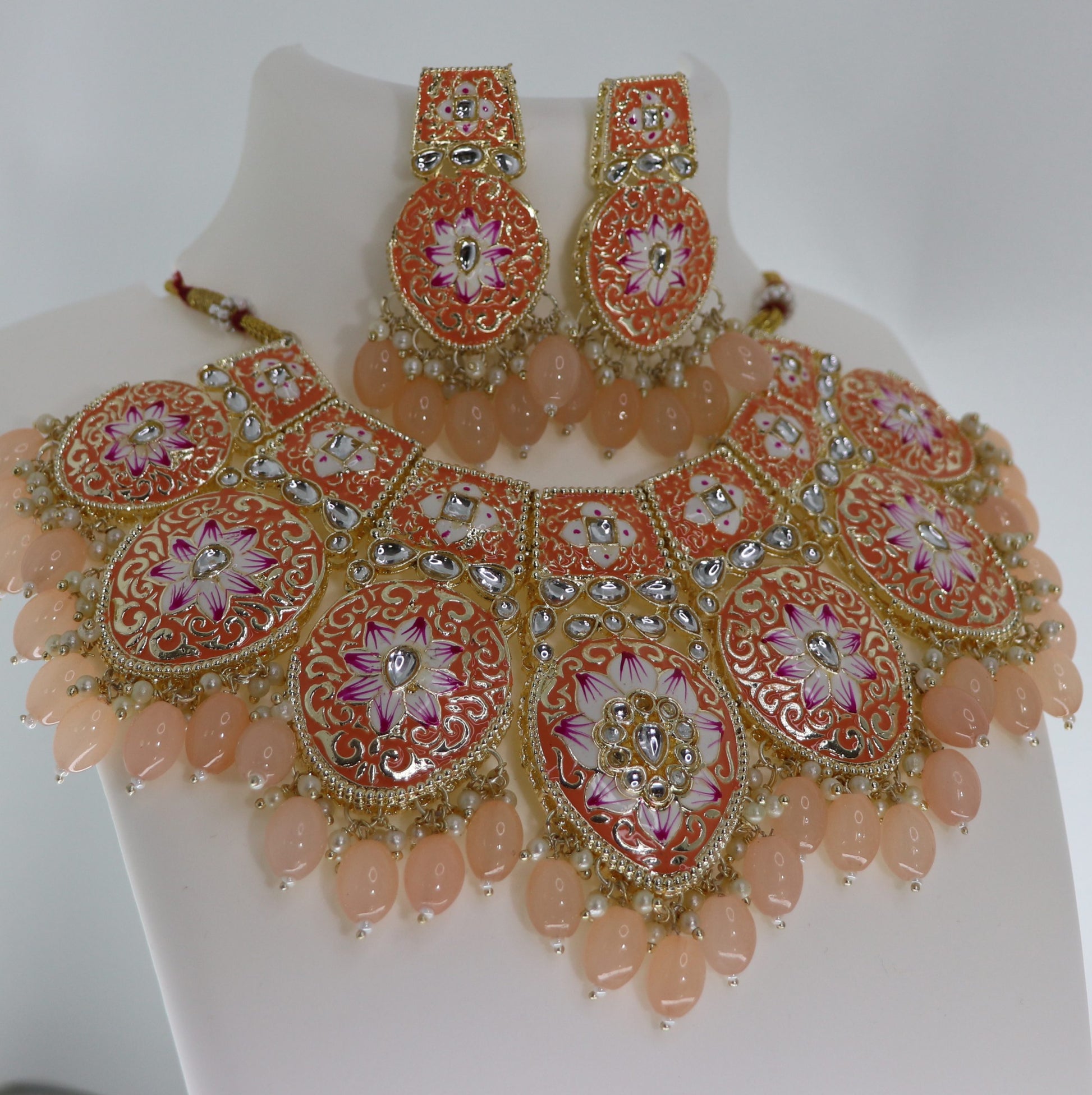 Meenakari jewellery set